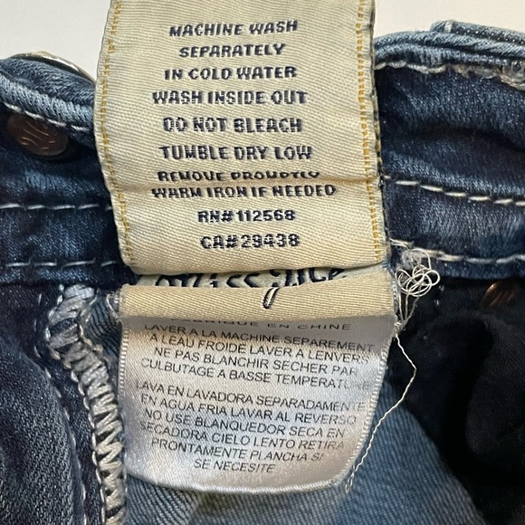 Miss Me Skinny Jeans MID RISE Stones Silver Details on Front and Back Pockets. - Picture 10 of 16